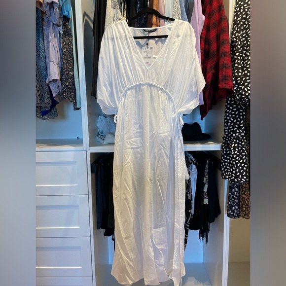New white Zara beach dress , medium - Picture 2 of 3
